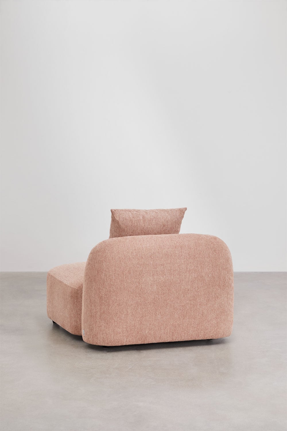 Zentralmodul für modulares Sofa aus Coco-Chenille, Galeriebild 5