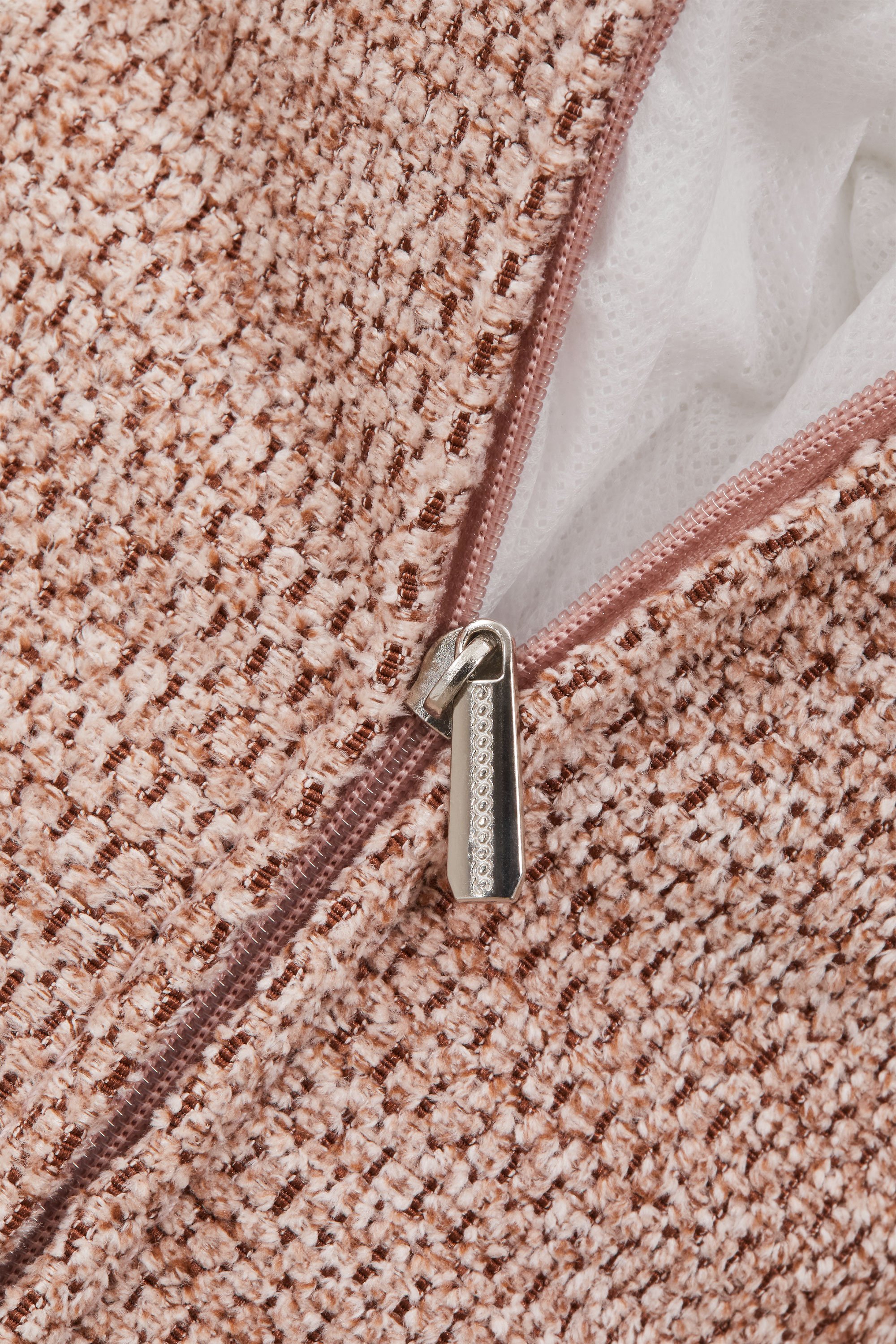 Zentralmodul für modulares Sofa aus Coco-Chenille, Galeriebild 8