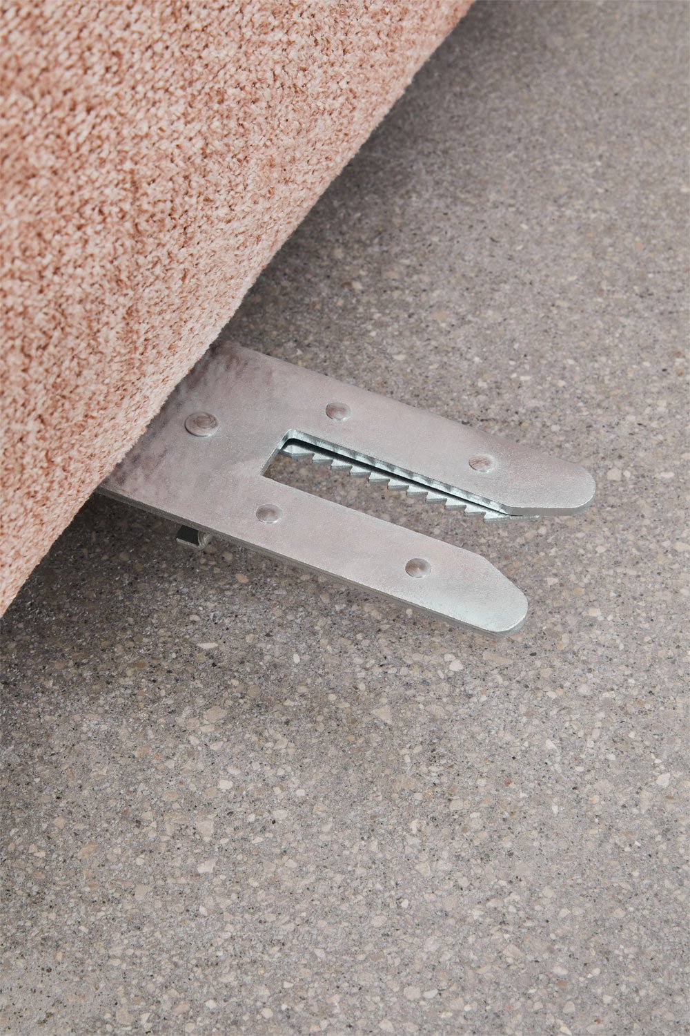 Zentralmodul für modulares Sofa aus Coco-Chenille, Galeriebild 10