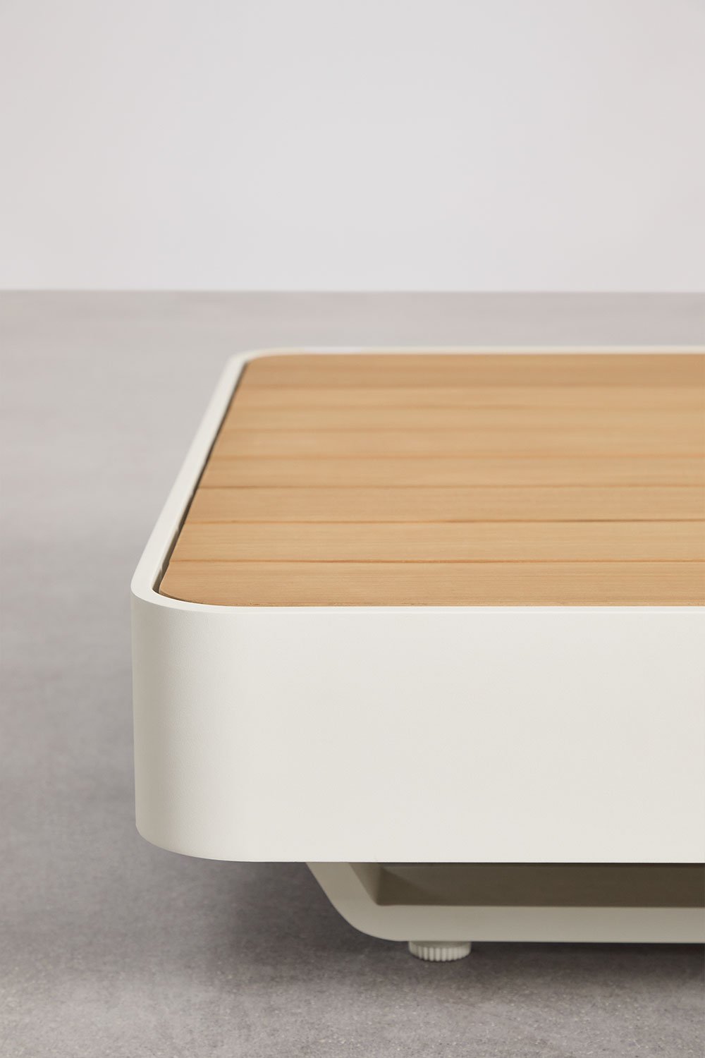 Gartenset mit 5-Sitzer-Ecksofa und Couchtisch aus Aluminium und Teakholz Yarilo, Galeriebild 17