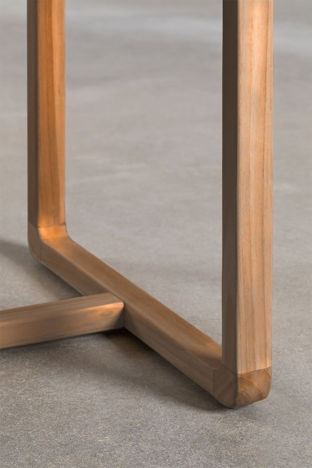 2er-Set Esszimmerstühle mit Armlehnen aus Teakholz Monsxau, Galeriebild 8