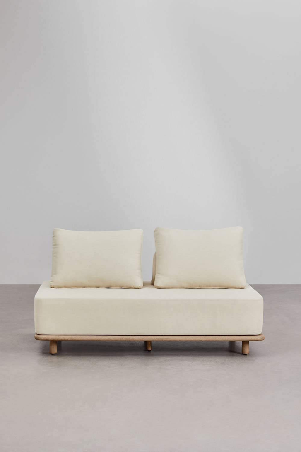 2-Sitzer-Gartensofa aus Akazienholz Portet, Galeriebild 6