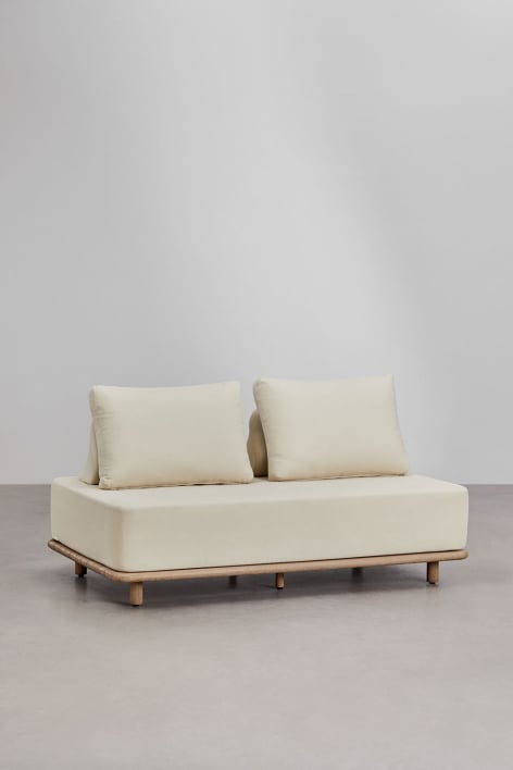 2-Sitzer-Sofa aus Akazienholz Portet