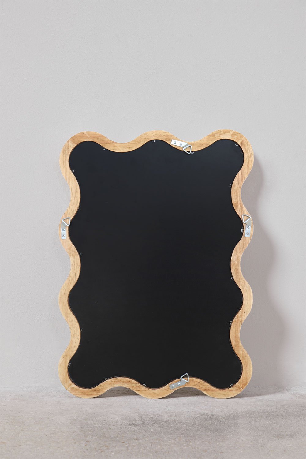 Rechteckiger Wandspiegel 55x40 cm aus Eichenholz Tilore, Galeriebild 3