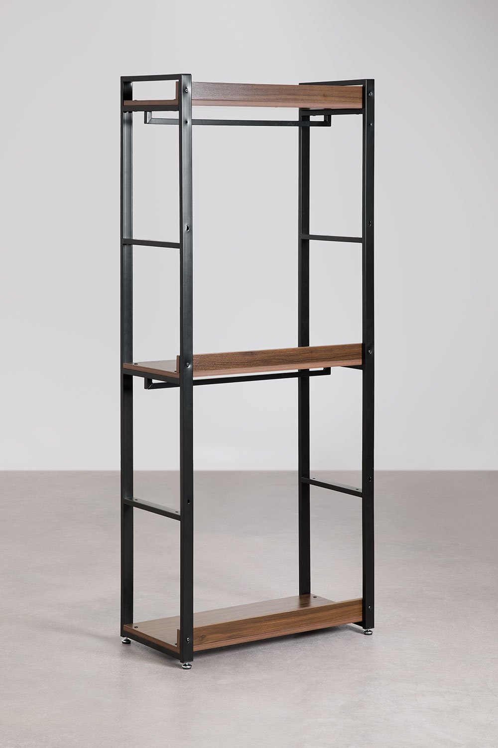 Offener Schrank aus Stahl und Holz Ariaster, Galeriebild 4