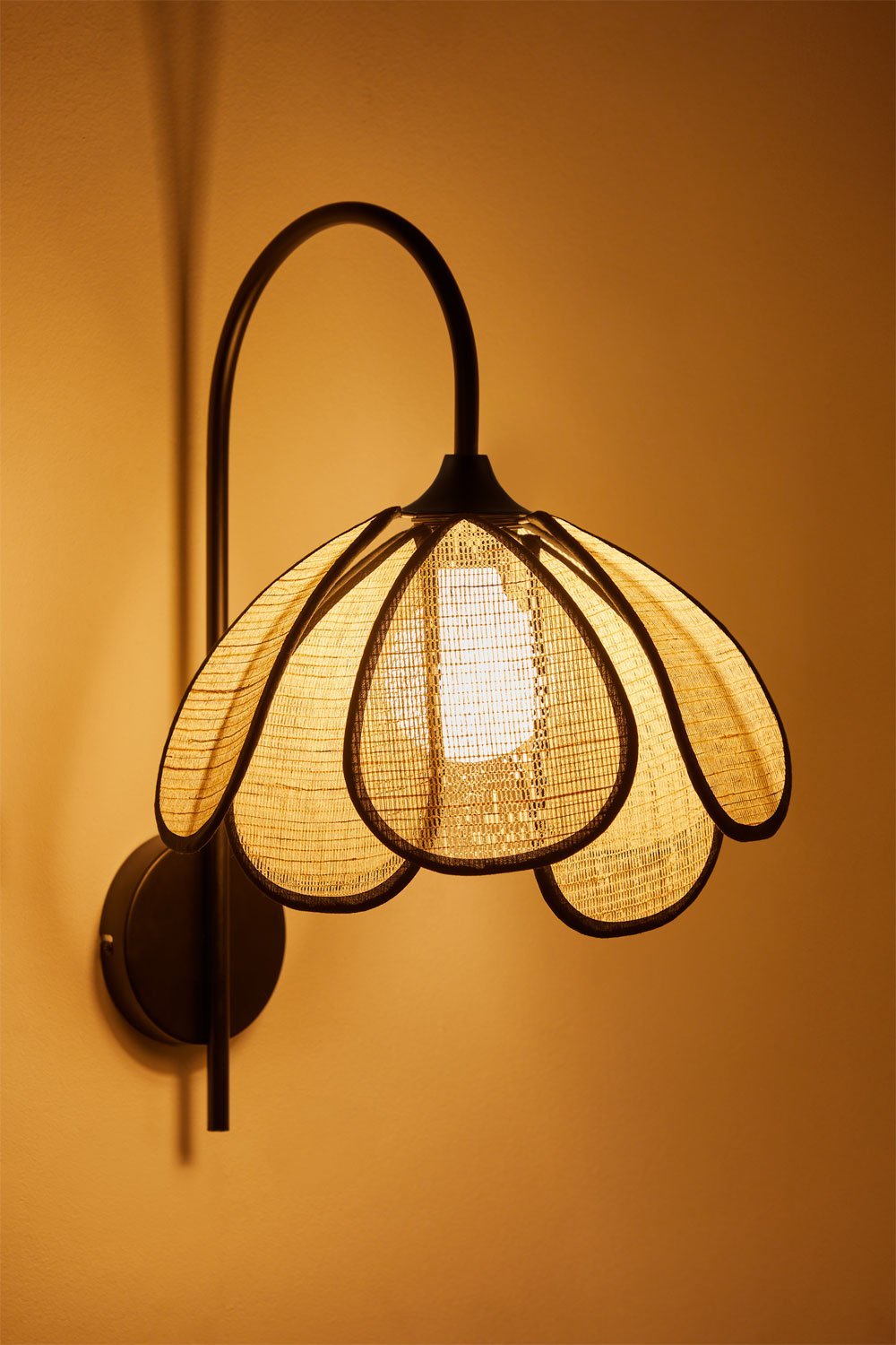 Vidson Leinenwandleuchte Ø35 cm, Galeriebild 2