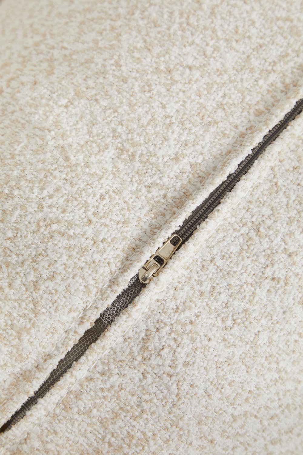 Gartensessel Sereilen aus Aluminium und Bouclé-Stoff, Galeriebild 8