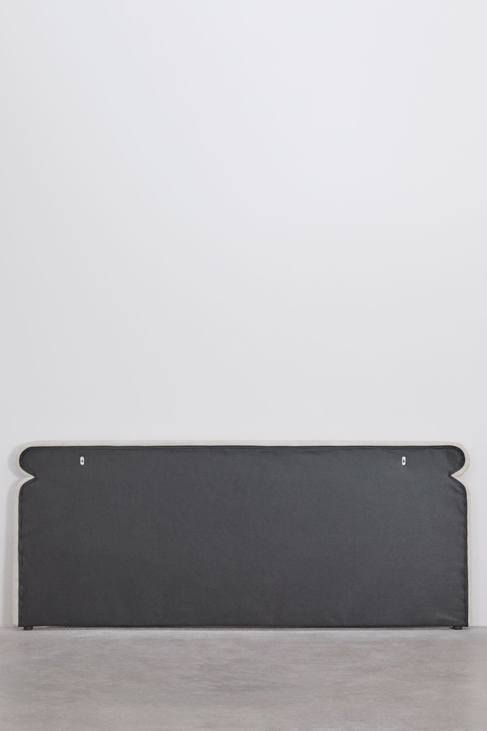 Bettkopfteil für 200cm aus weißem Stoff Cirene, Galeriebild 7