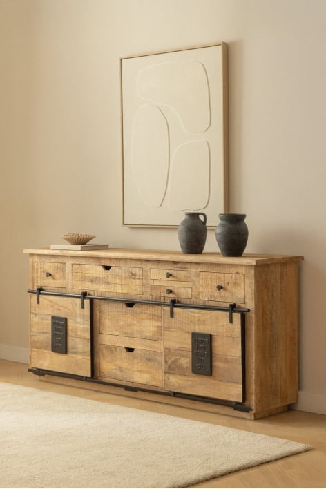 Uain Sideboard aus Mangoholz - Mango-Holz