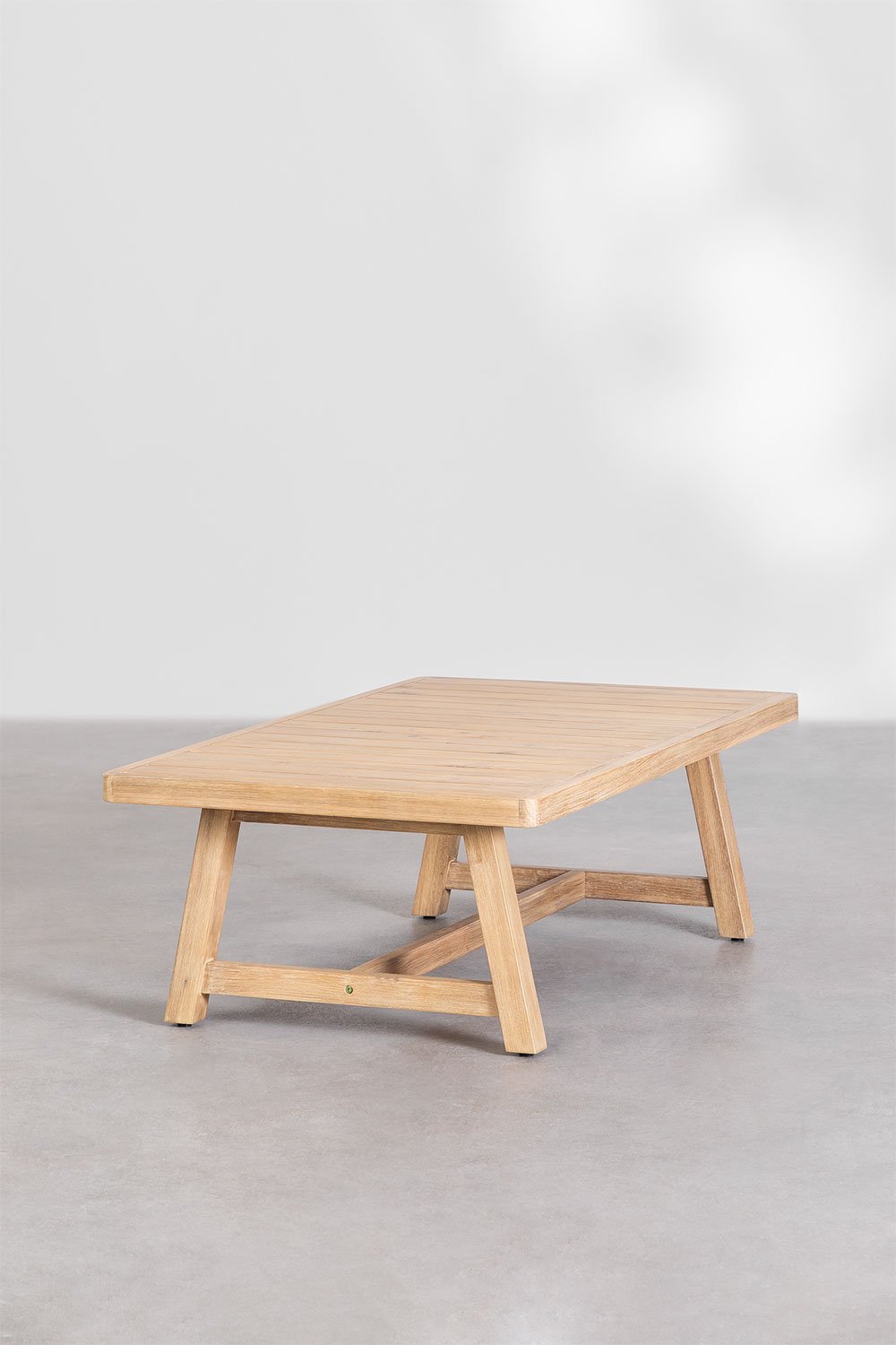 Wohnzimmerset mit 3-Sitzer-Sofa, 2 Sesseln und Couchtisch aus Akazienholz Dubai, Galeriebild 11