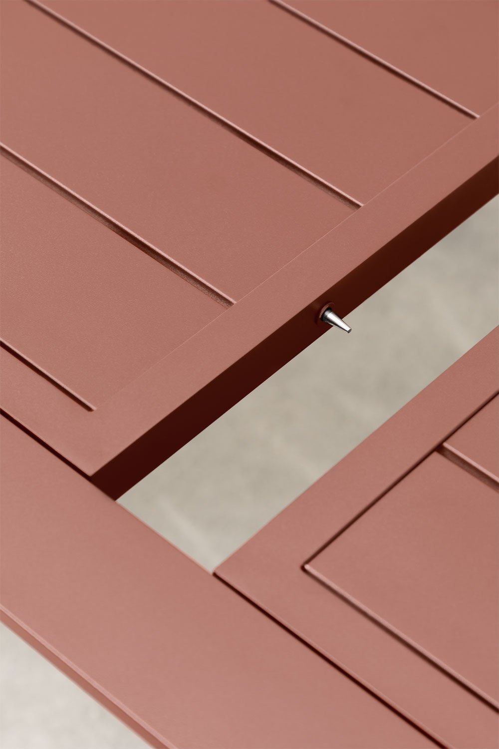 Rechteckiger Gartentisch 180-240x100 cm ausziehbar aus Aluminium Starmi, Galeriebild 6