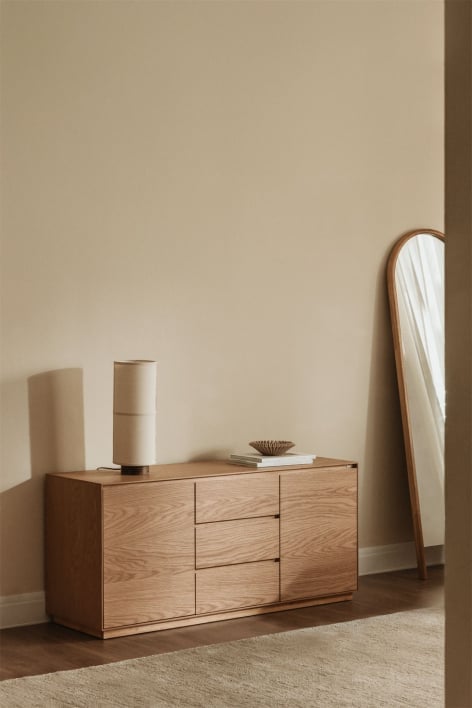 Rechteckiges Sideboard 140x45 cm aus Burundi MDF