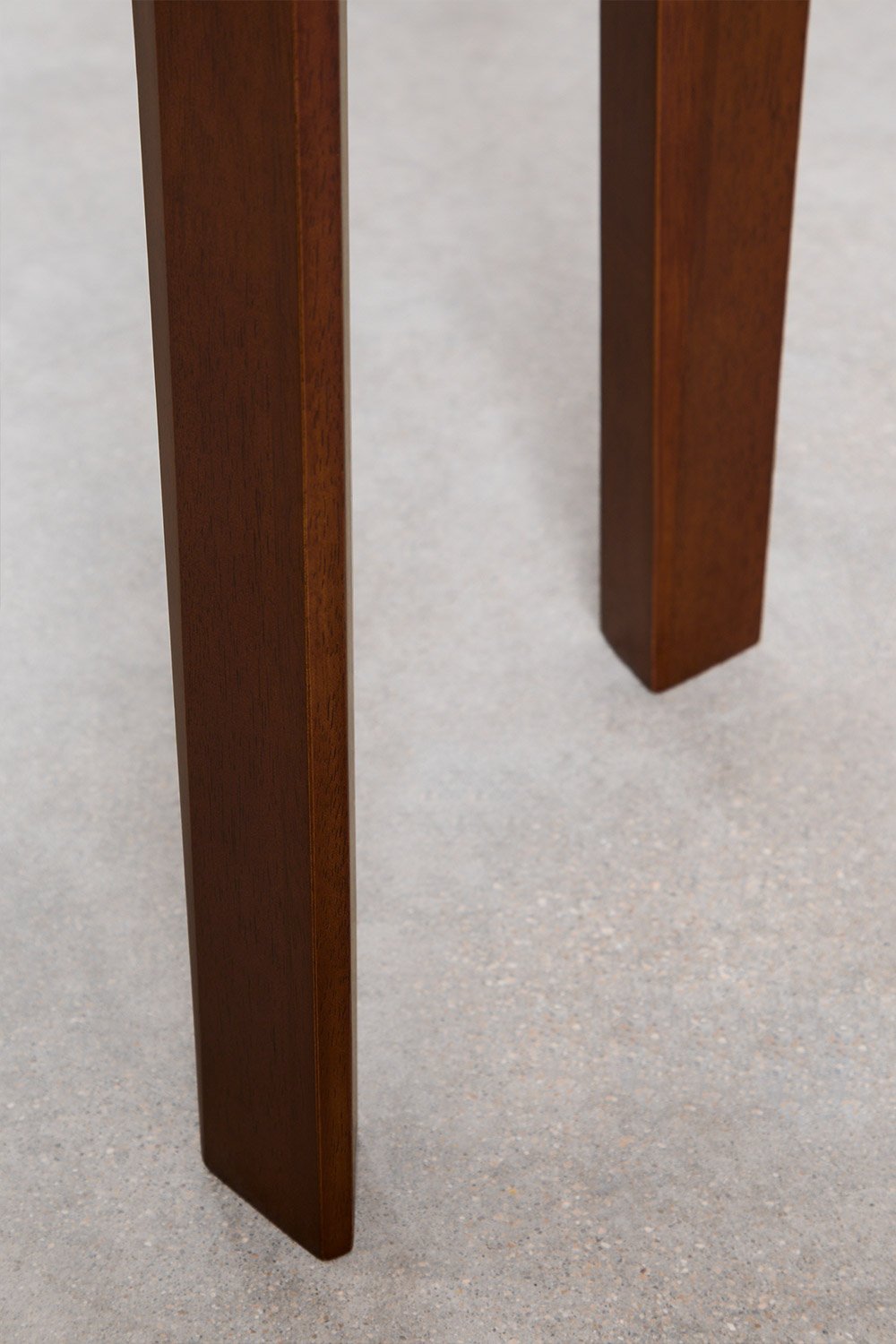 Rechteckige Konsolentisch 120x40 cm aus MDF mit Furnier aus tansanischem Walnussholz, Galeriebild 7