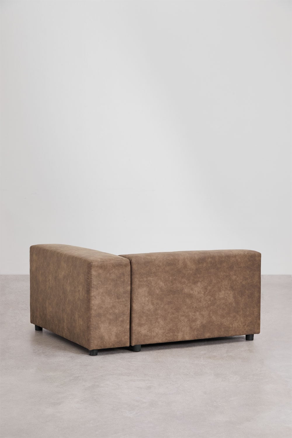 Eckmodul rechts 135x113 cm mit hoher Armlehne für modulares Sofa Bruna, Galeriebild 4