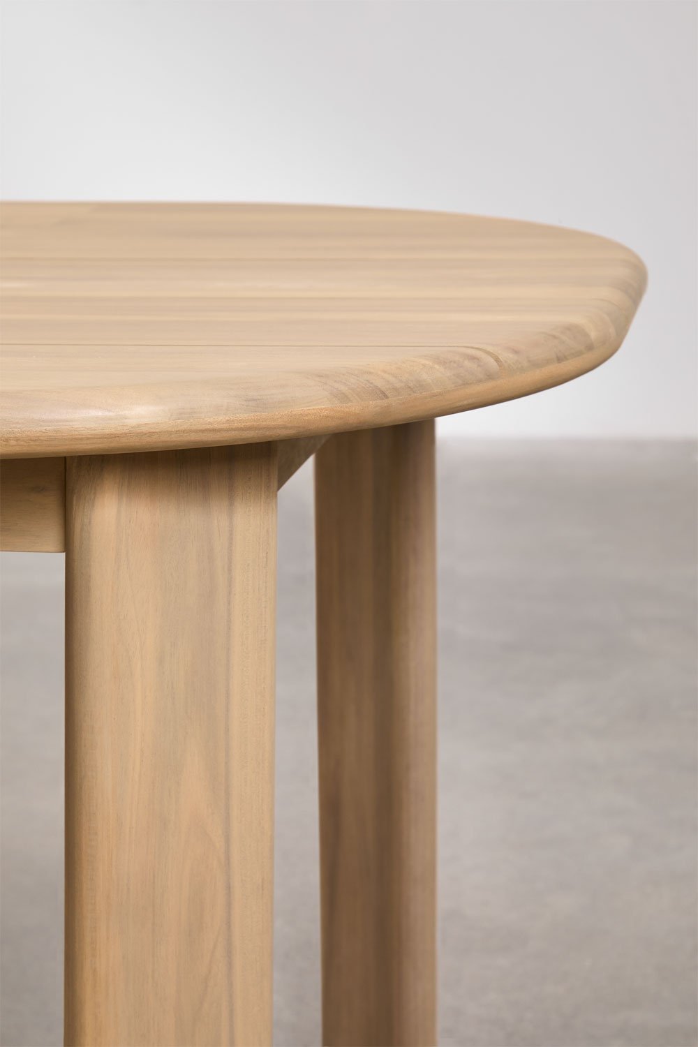 Ovaler Esstisch 240x100 cm aus Akazienholz Uleno, Galeriebild 5