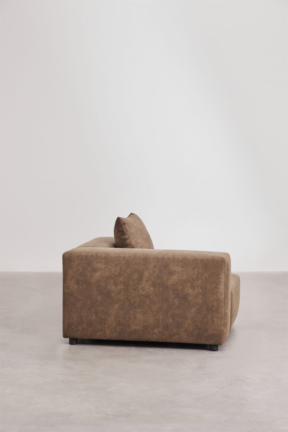 Linkes Eckmodul 115x113 cm mit hoher Armlehne und Kissen für modulares Sofa Bruna, Galeriebild 3