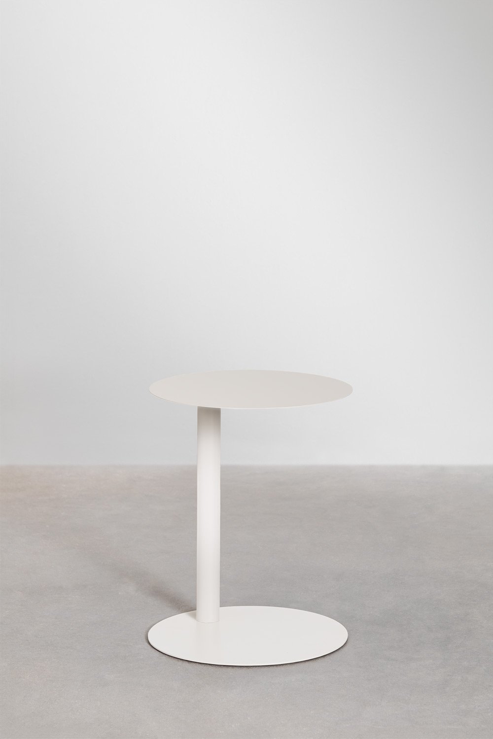 Runder Beistelltisch Ø40 cm aus Edelstahl Yannik, Galeriebild 2