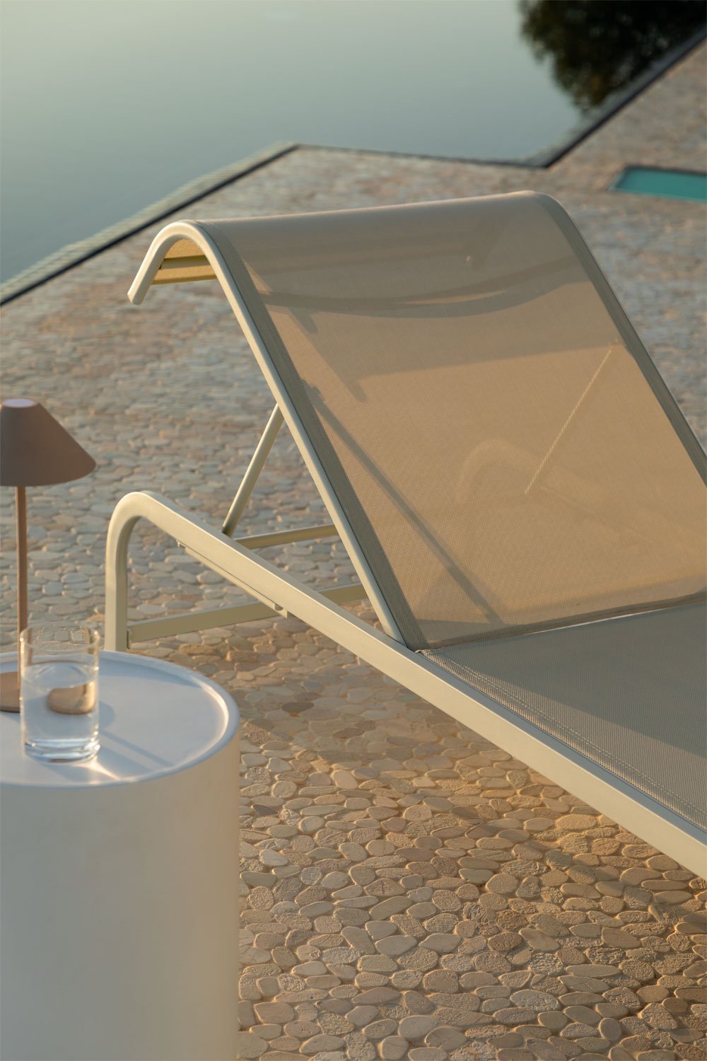 Verstellbare Liege aus Stahl Marietta, Galeriebild 3