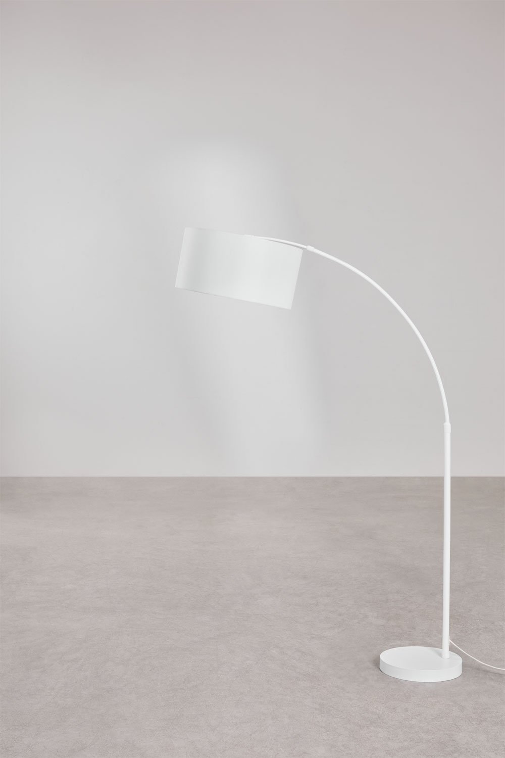 Vonera Stehlampe aus Leinen und Eisen      , Galeriebild 4