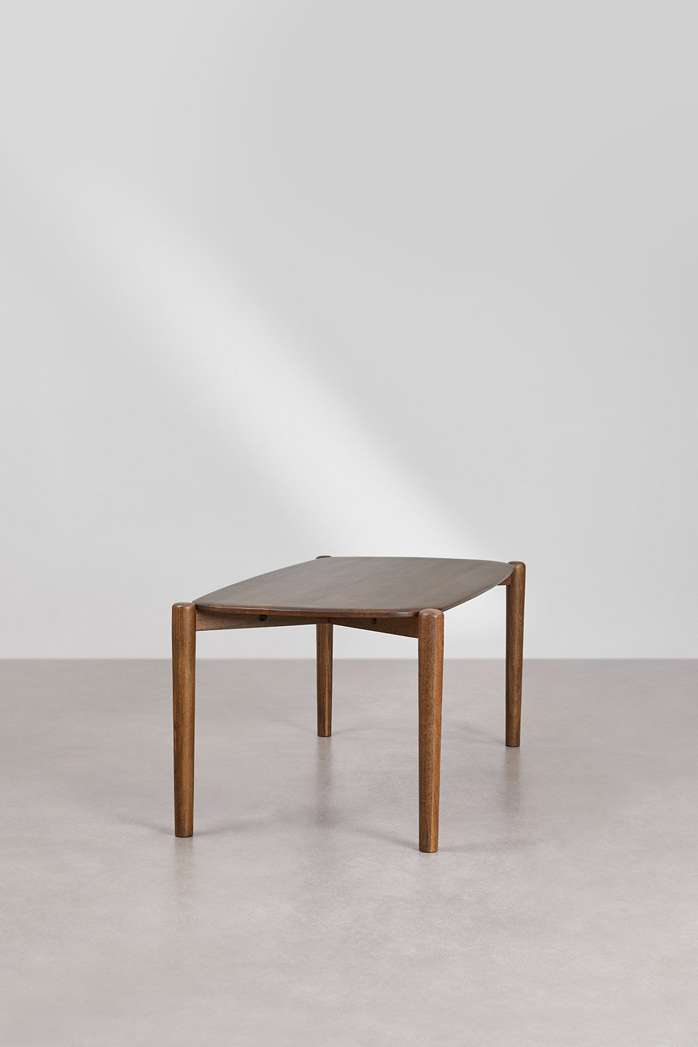 Rechteckiger Esstisch 200x90 cm aus Mangoholz Gina, Galeriebild 4