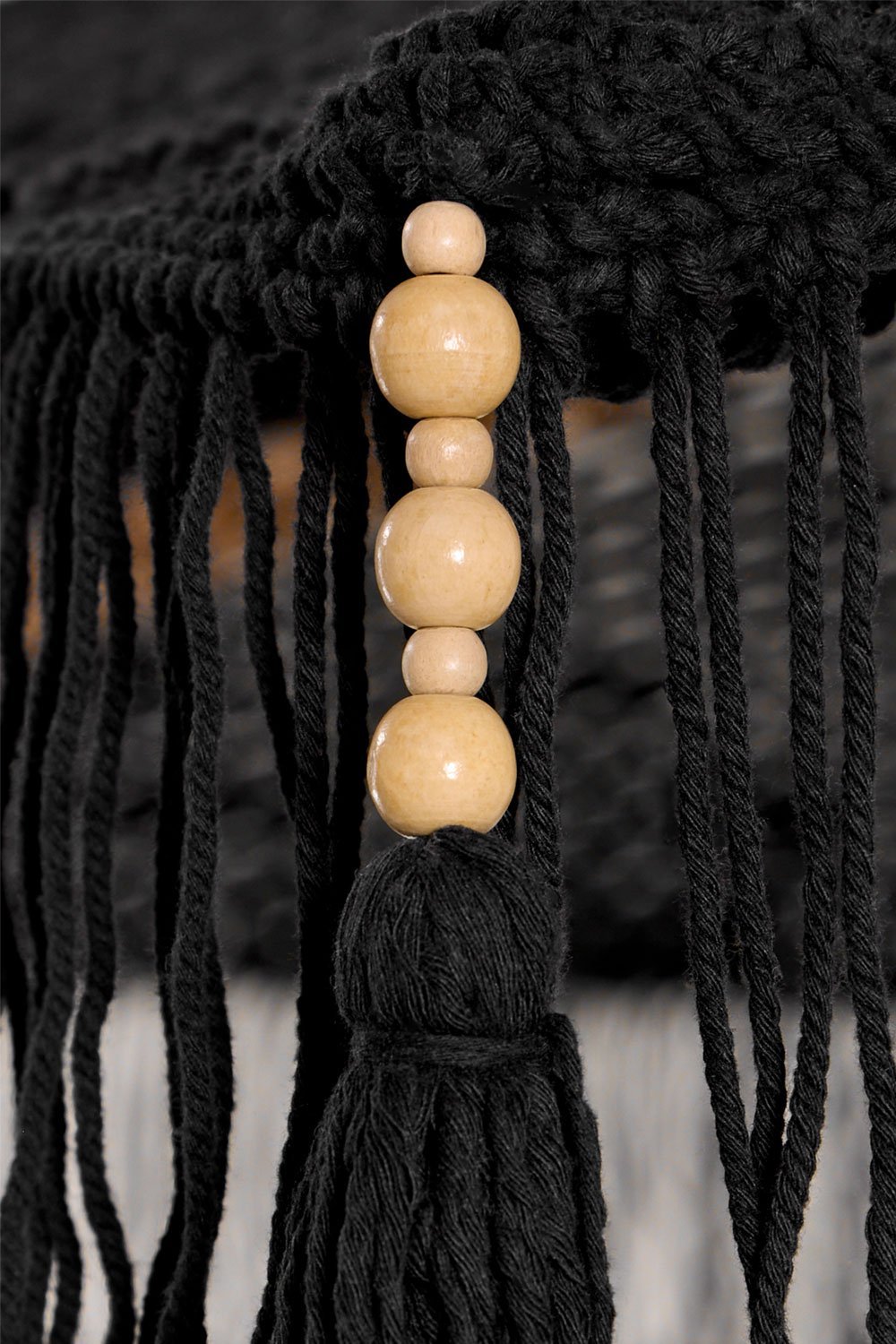 Tongariki-Sonnenschirm aus Teakholz und Baumwolle, Galeriebild 7