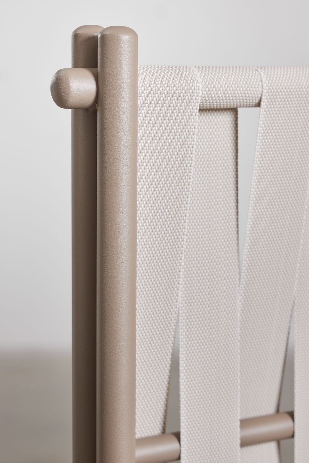 2er-Set Garten-Paravents 105x150 cm aus Aluminium und Seilgeflecht Beige-Creme Tunas, Galeriebild 5