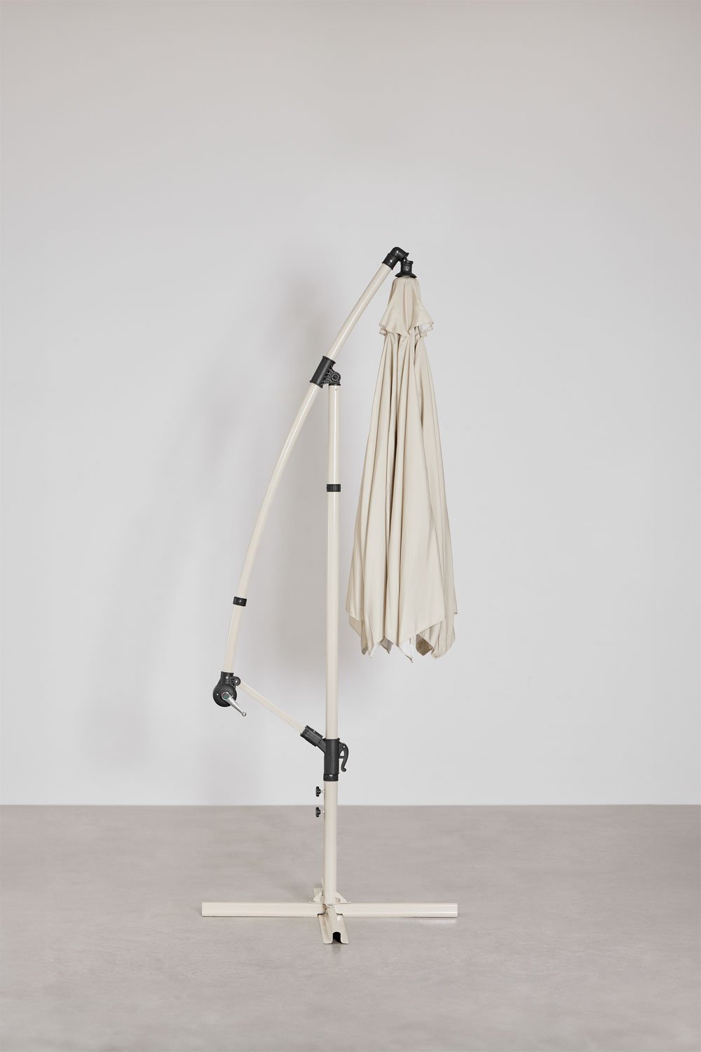 Gerran Sonnenschirm Ø295 cm aus Stoff und Stahl, Galeriebild 3