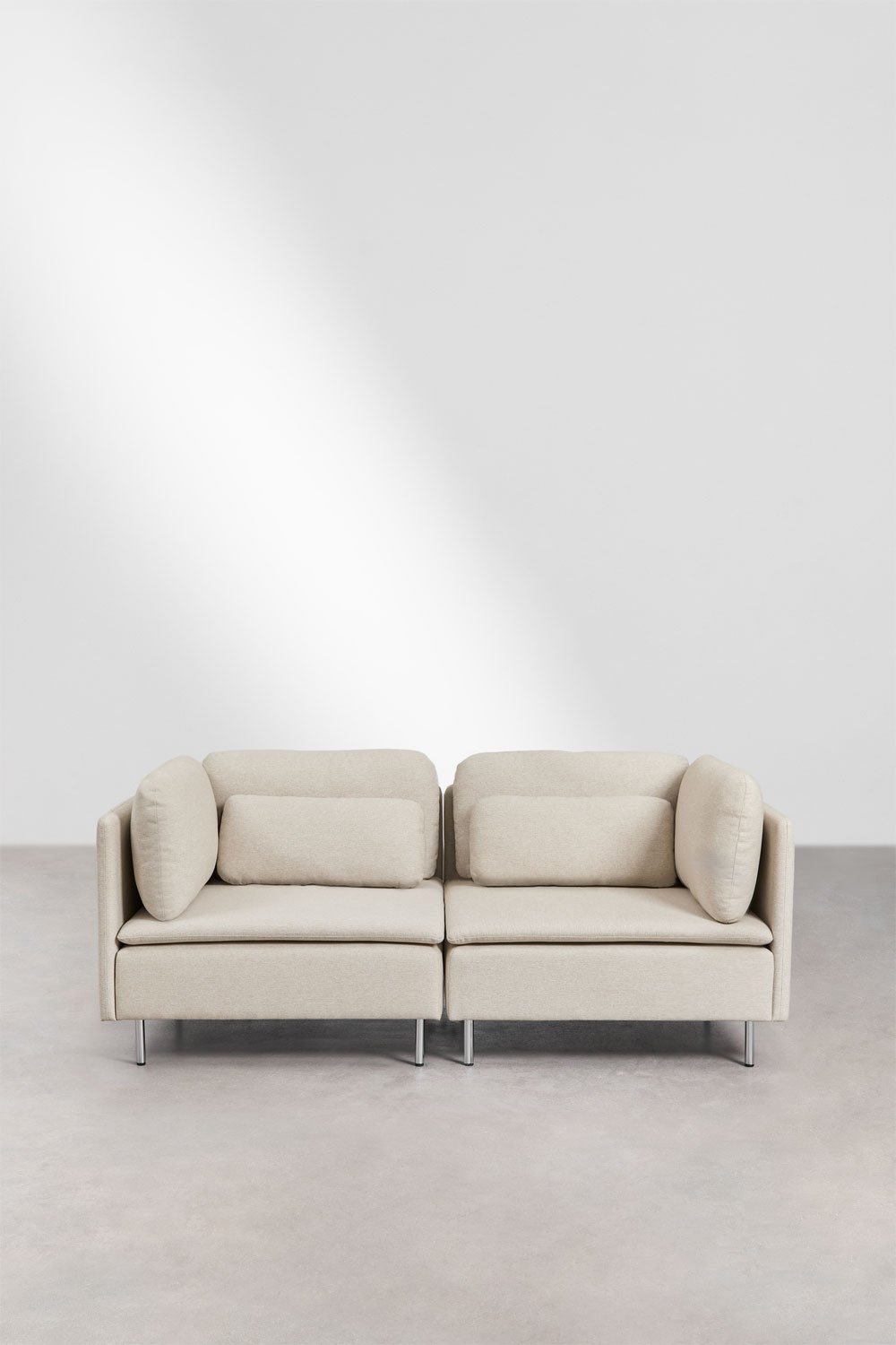 2-teiliges modulares Sofa aus Oriol-Stoff, Galeriebild 6