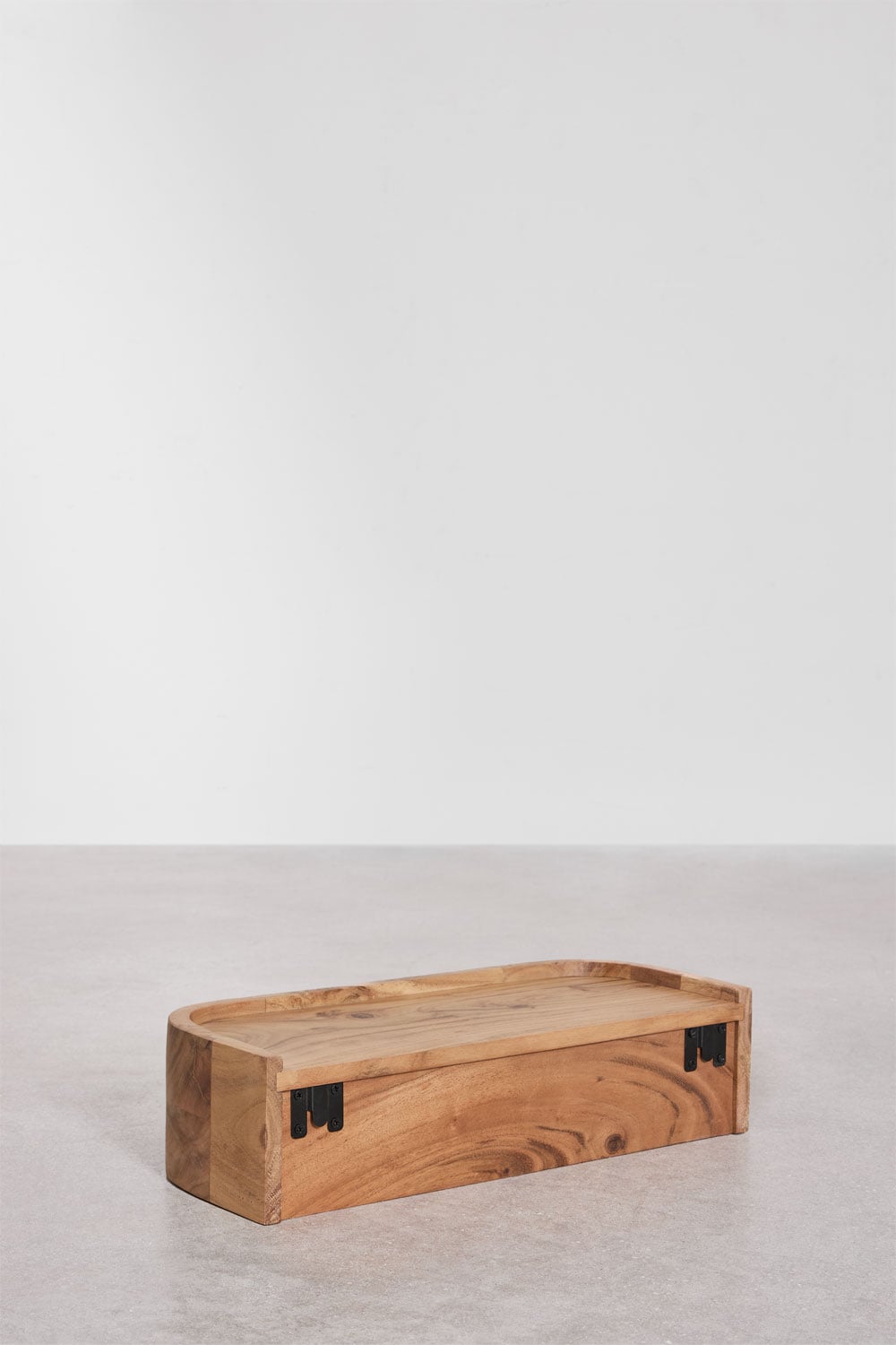 Wandgarderobe aus Akazienholz Frigia, Galeriebild 7