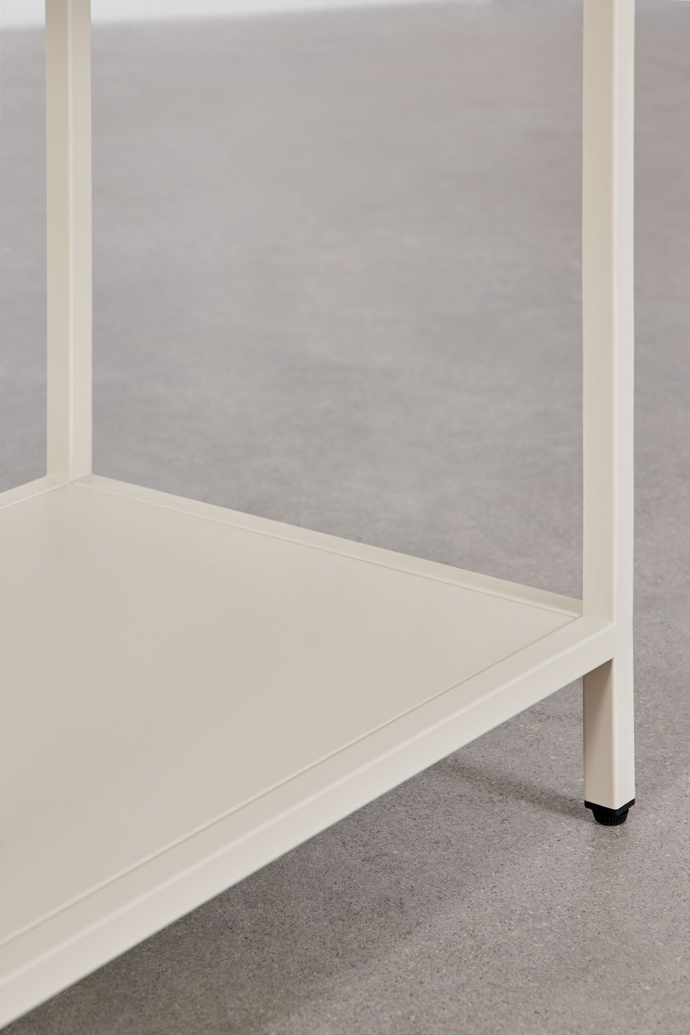 Janine 2-teiliger offener Modul-Kleiderschrank mit Kleiderstange und Stahlregalen, Galeriebild 6