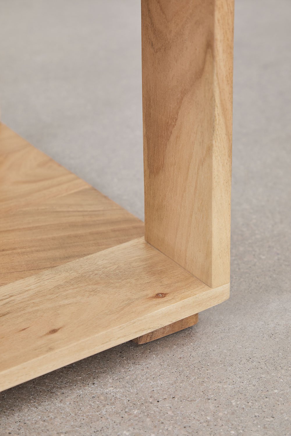 Packung mit 2 quadratischen Nachttischen 35x35 cm aus Leduc-Holz, Galeriebild 7