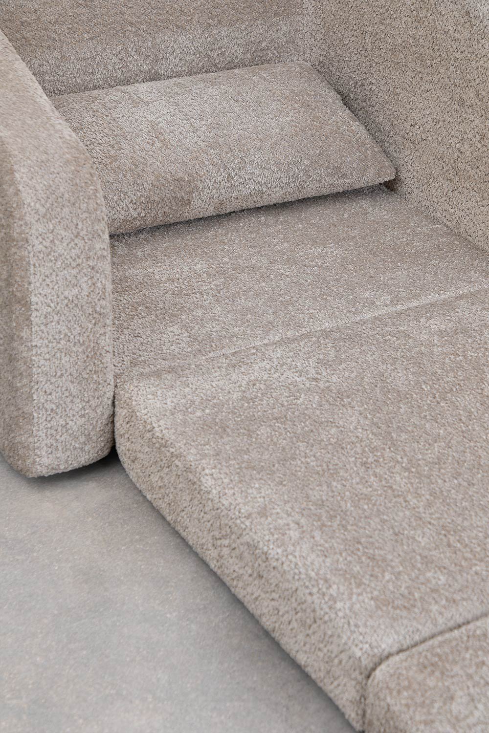 Packung mit 2 Dalila-Schlafsofas aus Bouclé-Stoff, Galeriebild 10