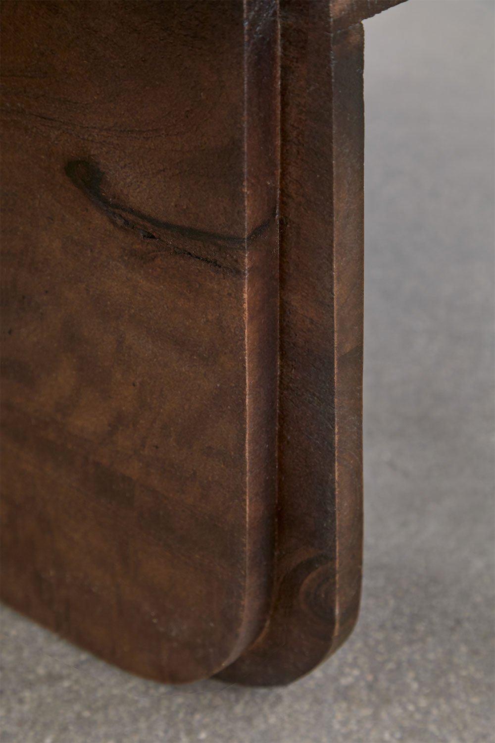 Couchtisch 90x90 cm aus Naturstein und Mangoholz Clotsh, Galeriebild 9