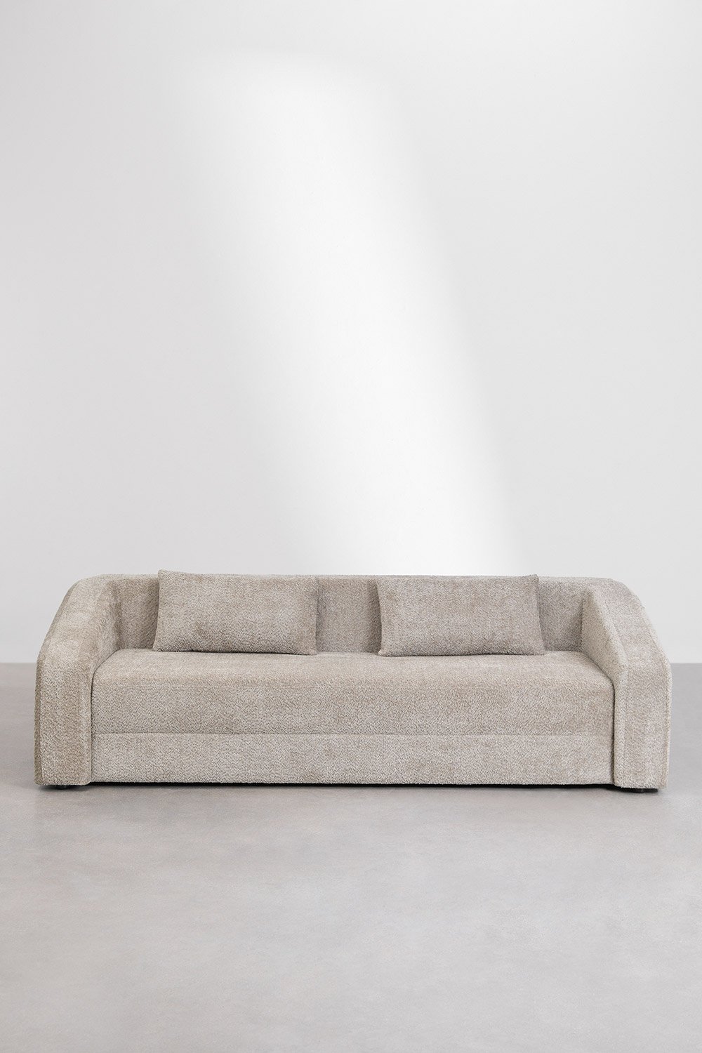 Dalila 3-Sitzer-Schlafsofa aus Bouclé-Stoff, Galeriebild 7