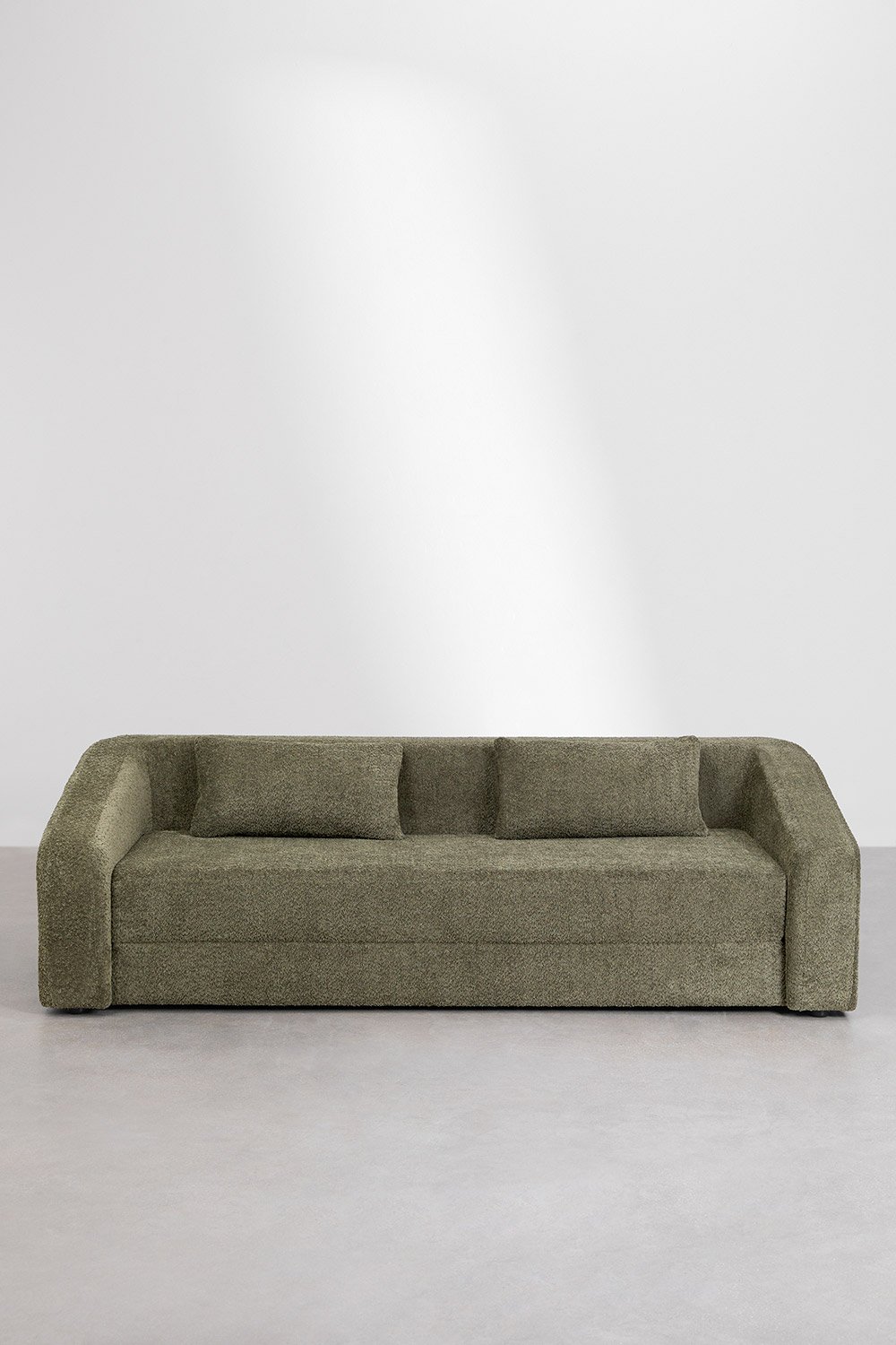 Dalila 3-Sitzer-Schlafsofa aus Bouclé-Stoff, Galeriebild 7
