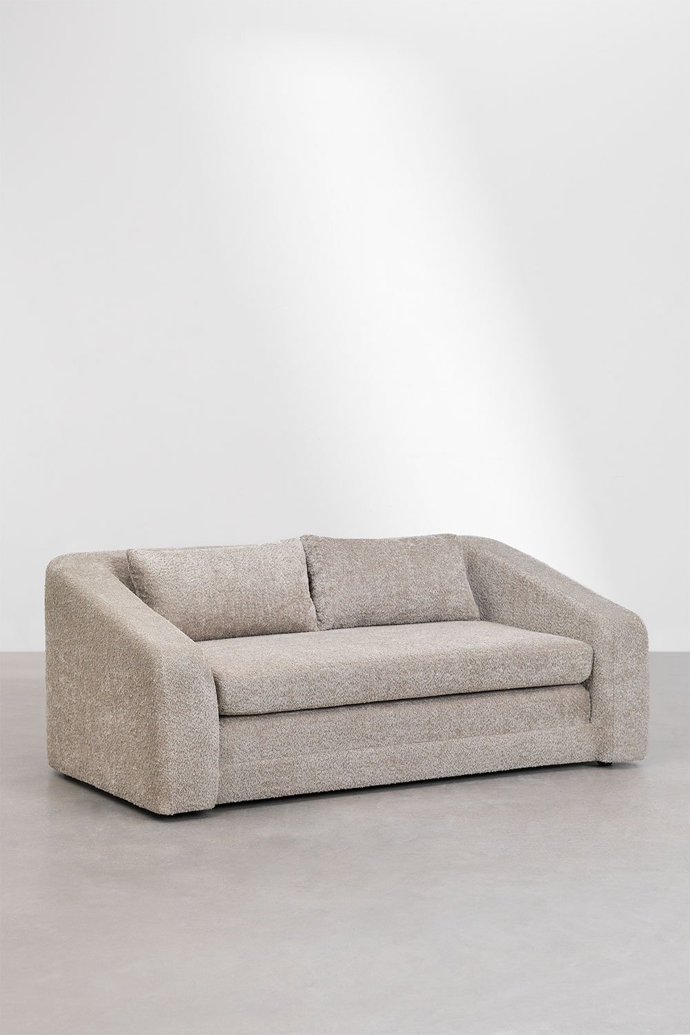 Dalila 2-Sitzer-Schlafsofa aus Bouclé-Stoff, Galeriebild 4
