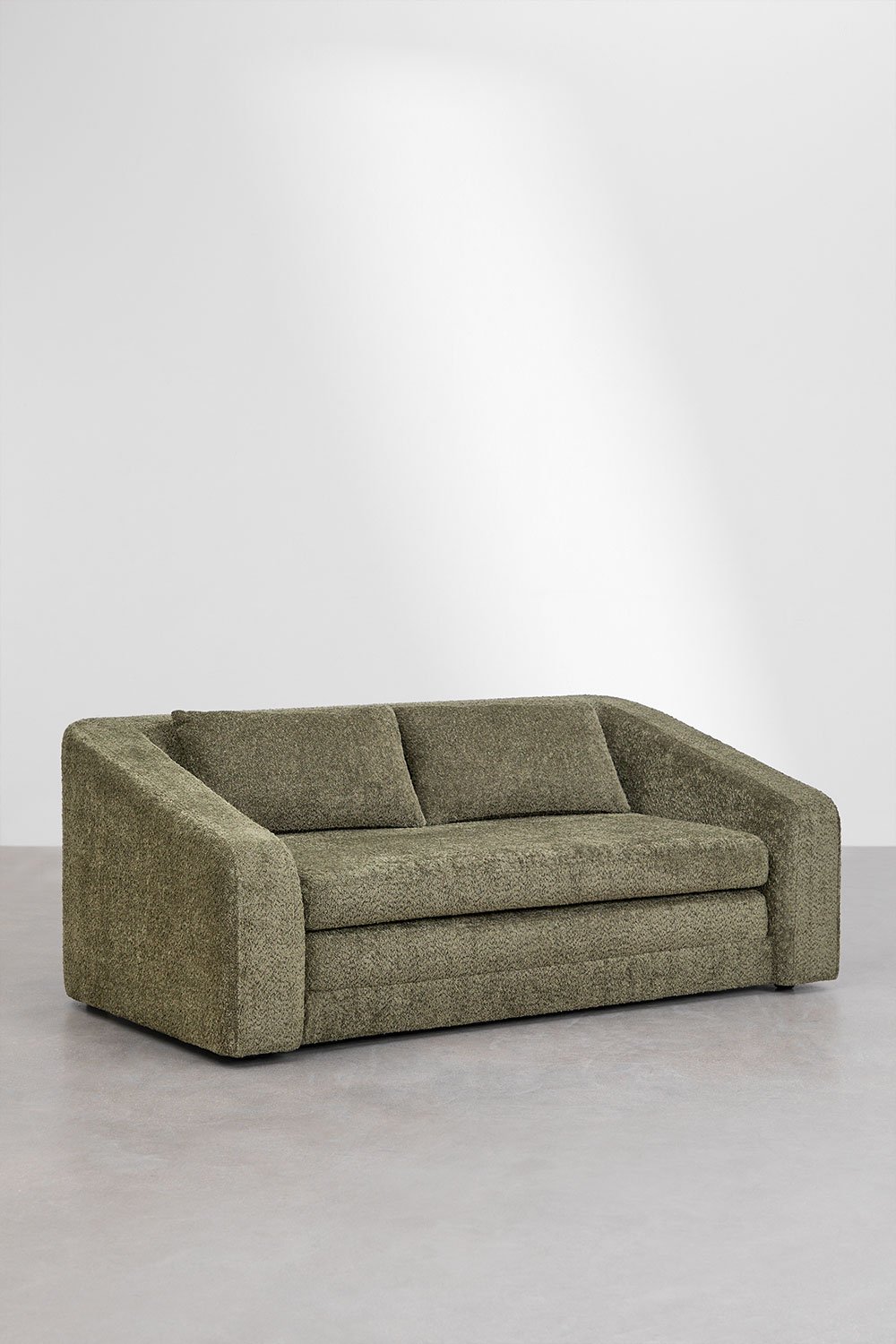 Dalila 2-Sitzer-Schlafsofa aus Bouclé-Stoff, Galeriebild 3