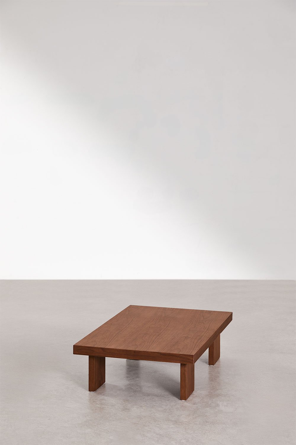 Rechteckiger Couchtisch 100x60 cm aus MDF und Bernay-Furnier, Galeriebild 4