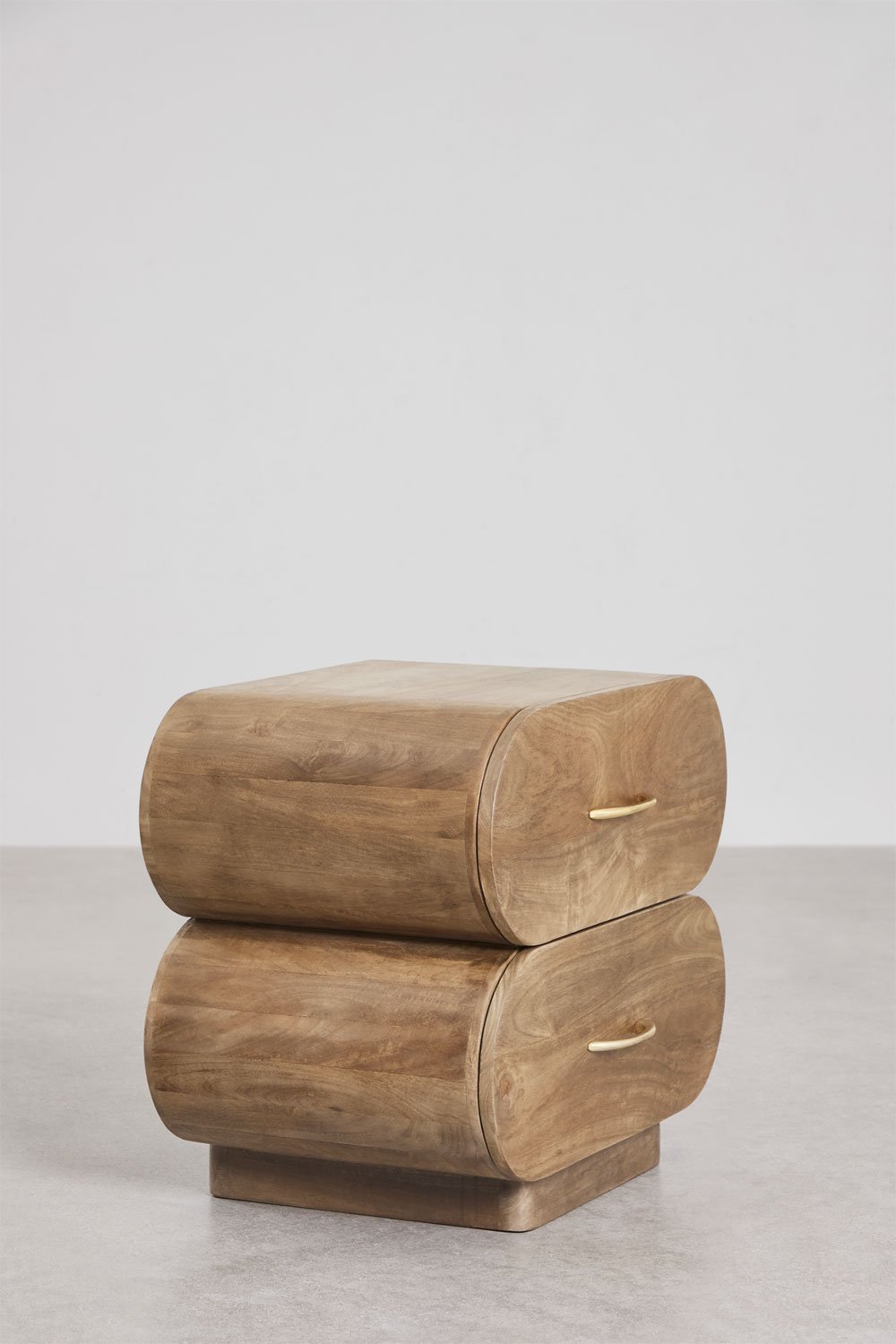 2er-Pack Nachttische 55x35 cm aus Elaia-Mangoholz, Galeriebild 4