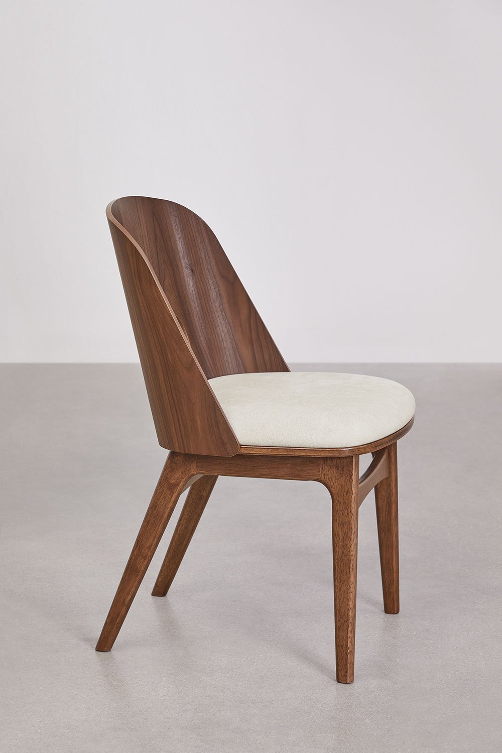 Esszimmerstuhl aus Holz und gepolstert Juna, Galeriebild 4