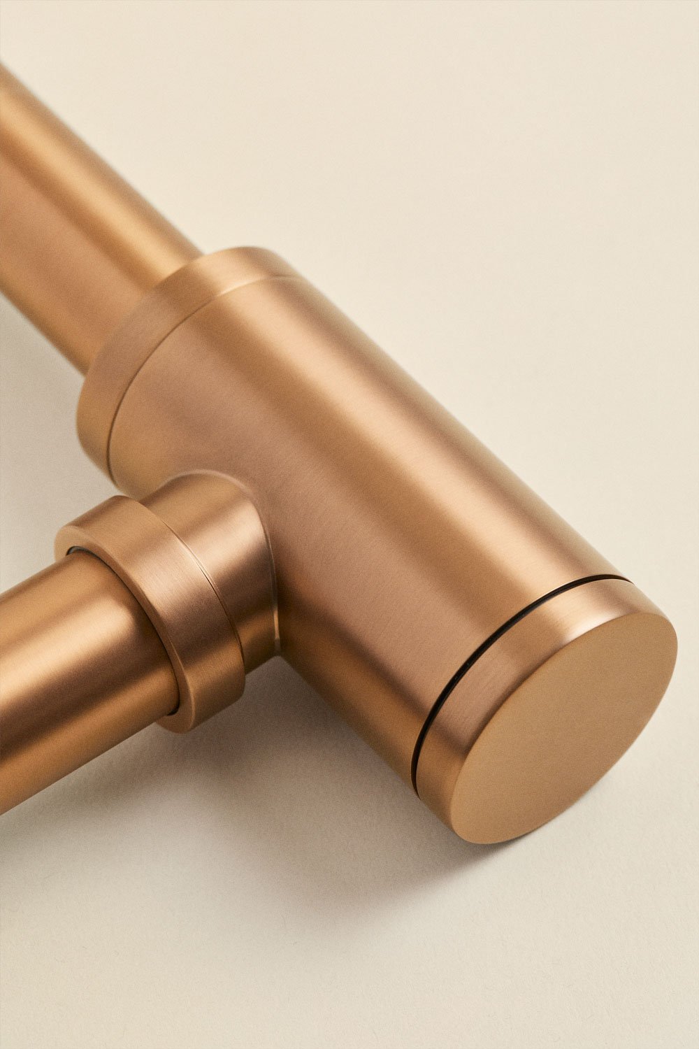 Waschbecken-Siphon aus Edelstahl in Roségold gebürstet Bibur, Galeriebild 2