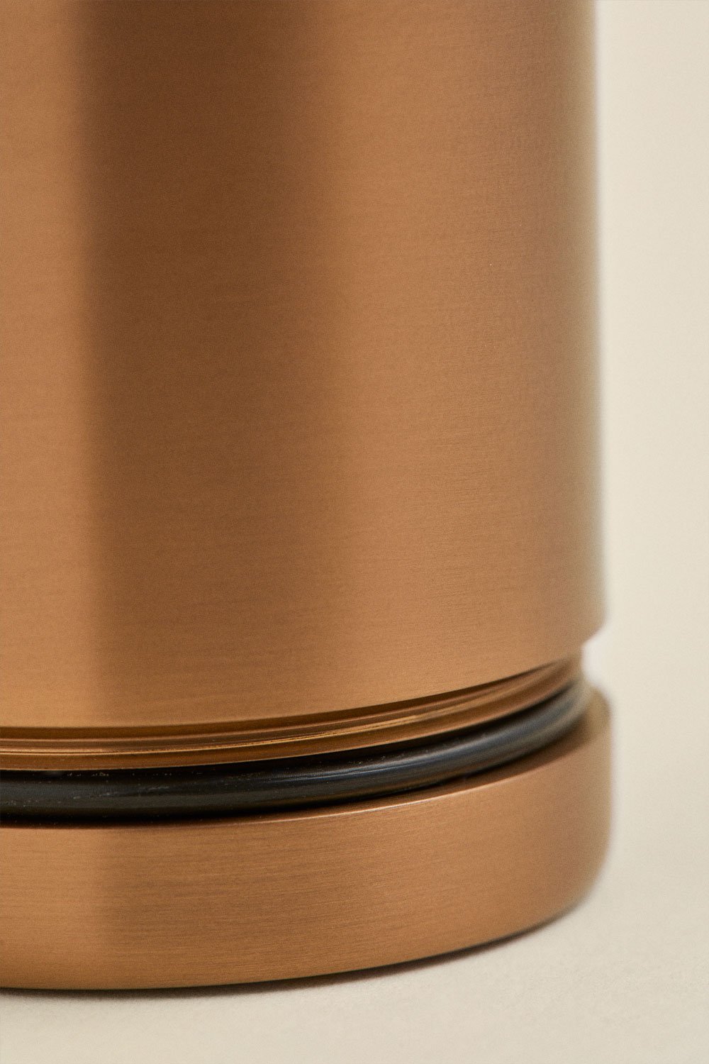 Waschbecken-Siphon aus Edelstahl in Roségold gebürstet Bibur, Galeriebild 4