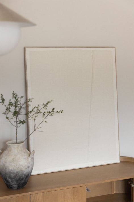 Dekoratives Gemälde mit Textur aus Ovilea-Leinen