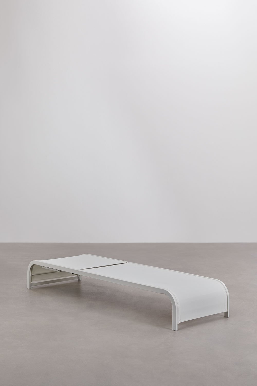 Set aus 2 verstellbaren Liegestühlen und Beistelltisch aus Stahl Marietta, Galeriebild 4