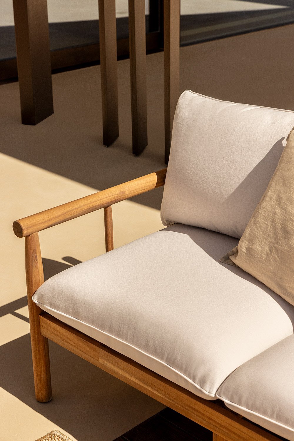 Melvin 3-Sitzer-Gartensofa aus Akazienholz, Galeriebild 2
