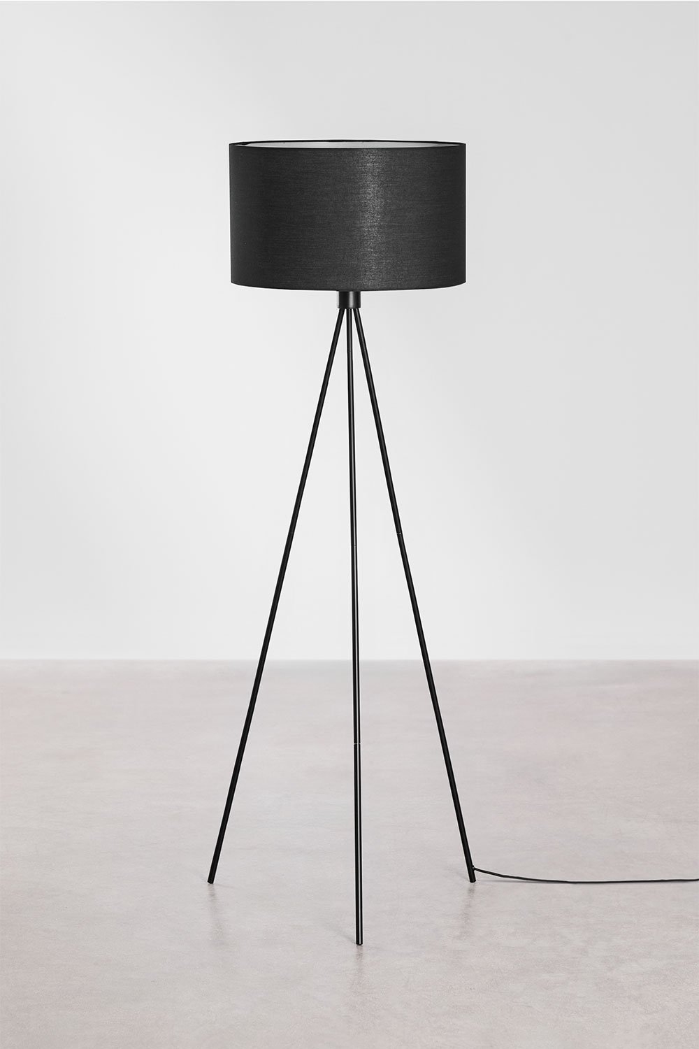 Stehlampe Ilena aus Stoff und Eisen, Galeriebild 1