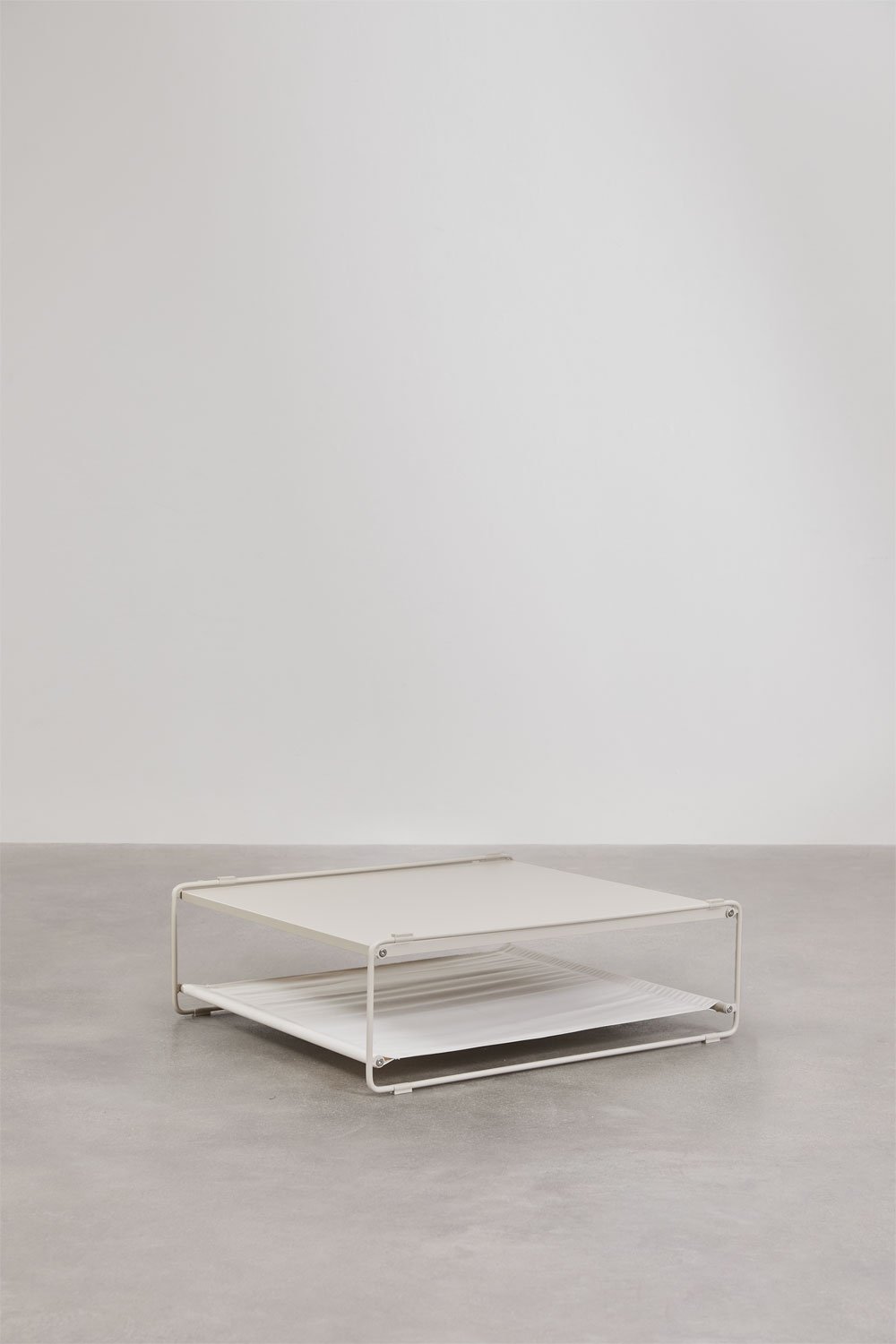 Amaro Stahl Garten-Beistelltisch in einen Pouf umwandelbar, Galeriebild 2