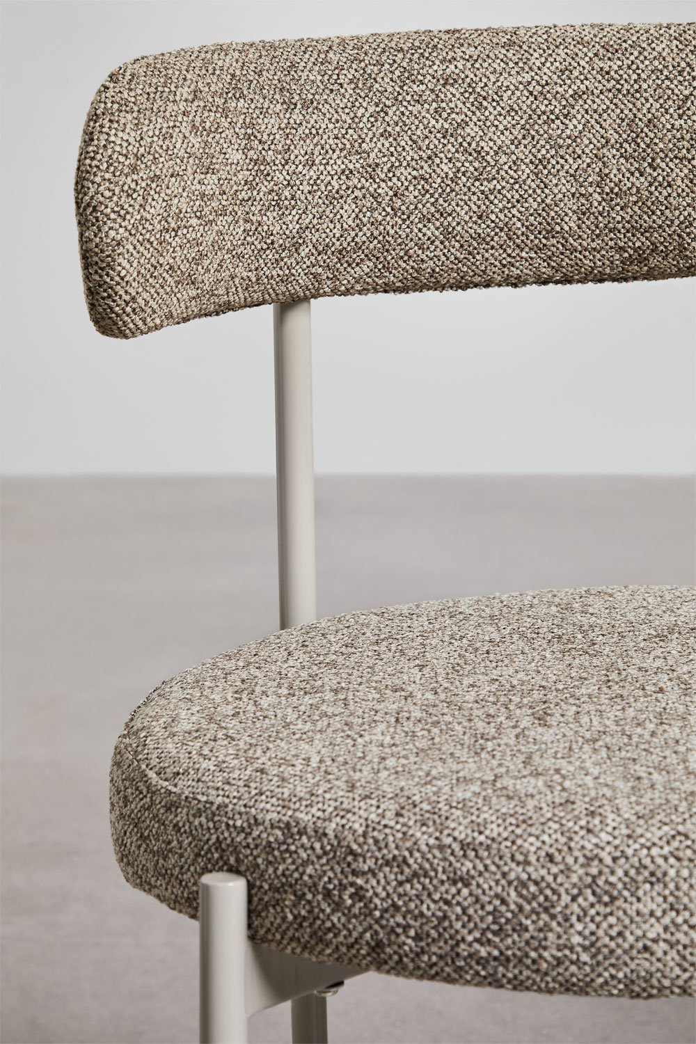 2er-Pack Esszimmerstühle aus Bouclé-Stoff „Brim“, Galeriebild 6