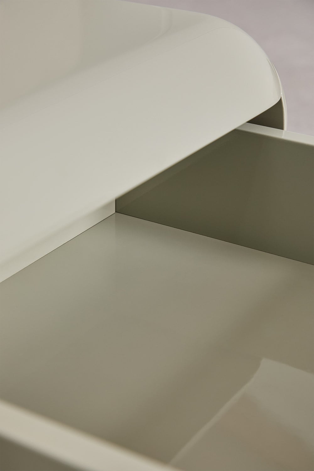 Pack mit 2 quadratischen Nachttischen 45x45 cm aus MDF Alazne, Galeriebild 6