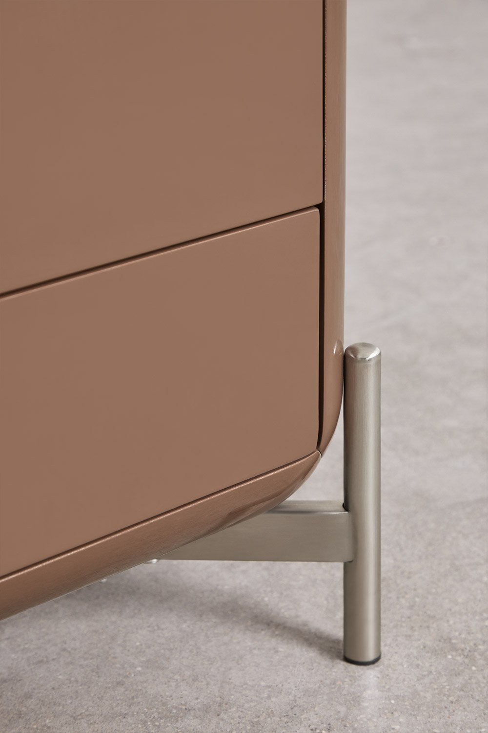 Pack mit 2 quadratischen Nachttischen 45x45 cm aus MDF Alazne, Galeriebild 7